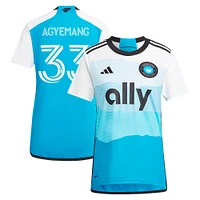 Women's adidas Patrick Agyemang Blue Charlotte FC 2024 The Carolina Kit: Explore Replica Player Jersey
