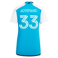 Women's adidas Patrick Agyemang Blue Charlotte FC 2024 The Carolina Kit: Explore Replica Player Jersey
