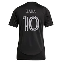 Women's adidas Wilfried Zaha Black Charlotte FC 2025 Fortress Kit Replica Player Jersey
