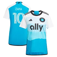 maillot de joueur réplique adidas Wilfried Zaha Blue Charlotte FC 2024 The Carolina Kit pour femme : découvrez le