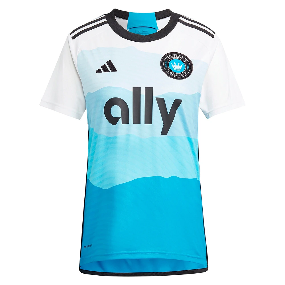 maillot de joueur réplique adidas Wilfried Zaha Blue Charlotte FC 2024 The Carolina Kit pour femme : découvrez le