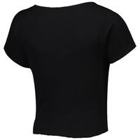 Women's Black Charlotte FC Baby Rib T-Shirt