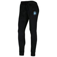 Women's Concepts Sport Black Charlotte FC Intermission Velour Cuffed Pants