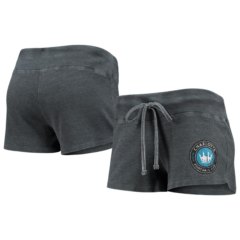 Women's Concepts Sport Charcoal Charlotte FC Resurgence Shorts