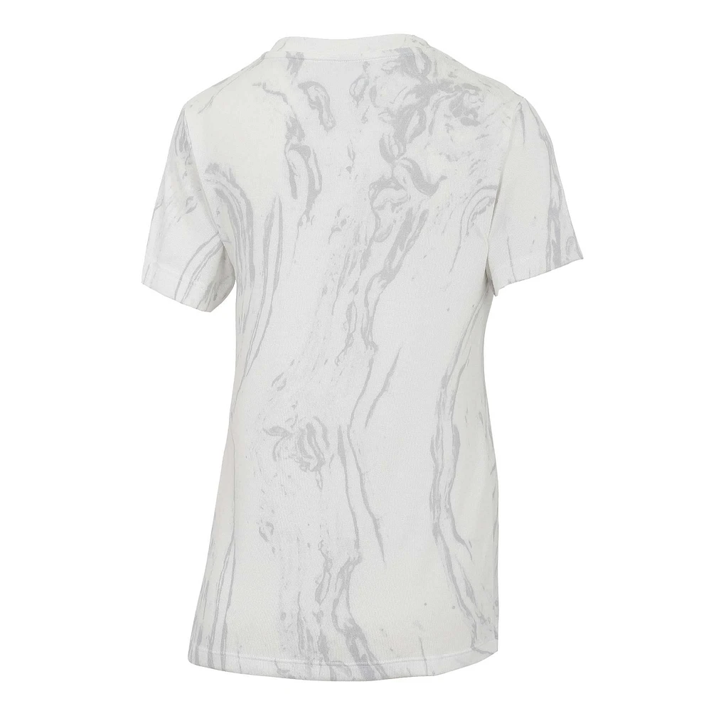 T-shirt Concepts Sport Cream Charlotte FC Quartz pour femmes