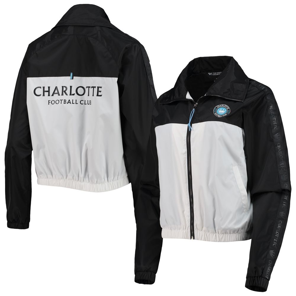 Women's The Wild Collective Black Charlotte FC Anthem Full-Zip Jacket