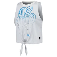 Women's The Wild Collective White Charlotte FC Twist-Tie Tank Top