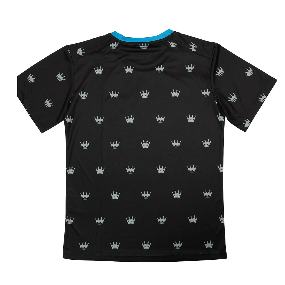 Youth Sport Design Sweden  Black Charlotte FC Starting Lineup Home T-Shirt