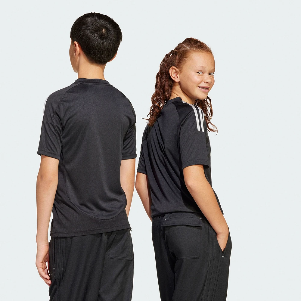 Maillot réplique du kit Fortress 2025 noir de Charlotte FC pour jeunes adidas
