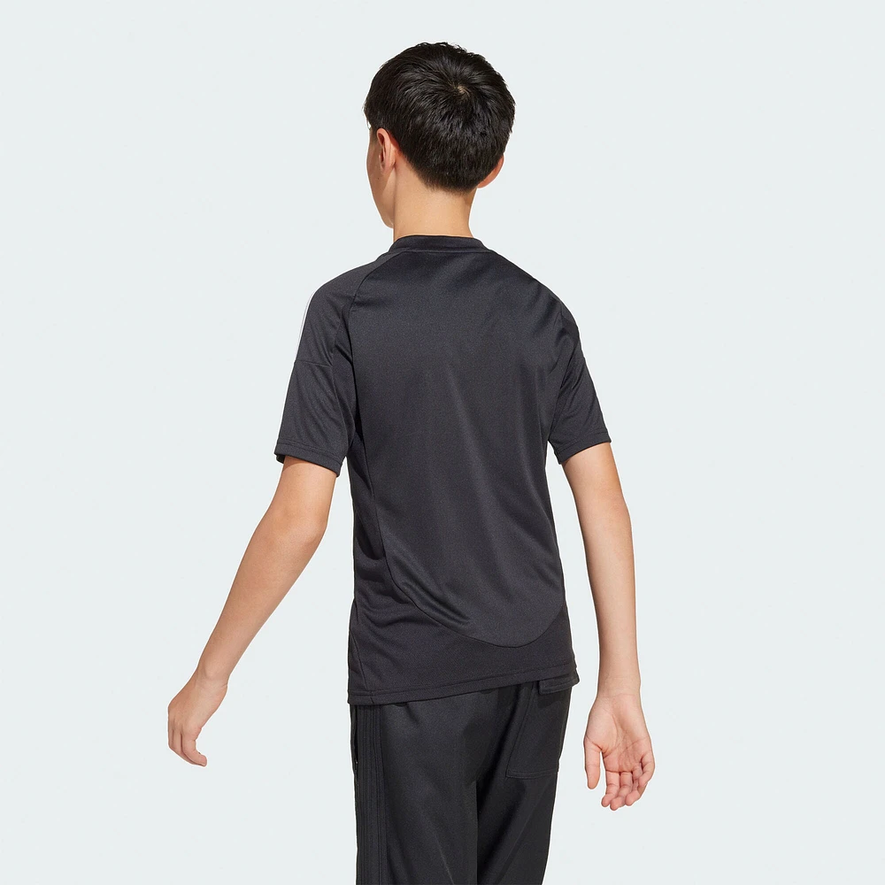 Maillot réplique du kit Fortress 2025 noir de Charlotte FC pour jeunes adidas