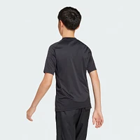 Maillot réplique du kit Fortress 2025 noir de Charlotte FC pour jeunes adidas
