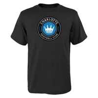 Charlotte FC Youth Primary Logo T-Shirt - Black