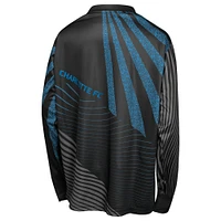 Youth Outerstuff Black Charlotte FC Nifty Netminder Long Sleeve T-Shirt