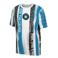 Youth White Charlotte FC High Stepping T-Shirt