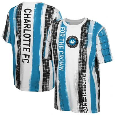 Youth White Charlotte FC High Stepping T-Shirt