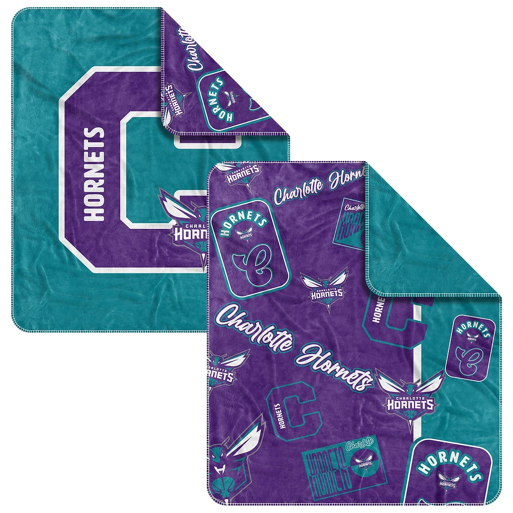  Charlotte Hornets 50" x 60" Dream Weave Throw Blanket