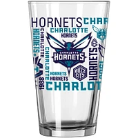 Charlotte Hornet 16 oz. Verre à pinte esprit d'équipe