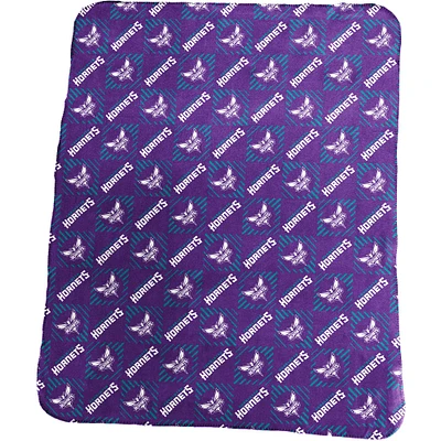 Charlotte Hornets 60'' x 50'' Couverture légère à motif répété