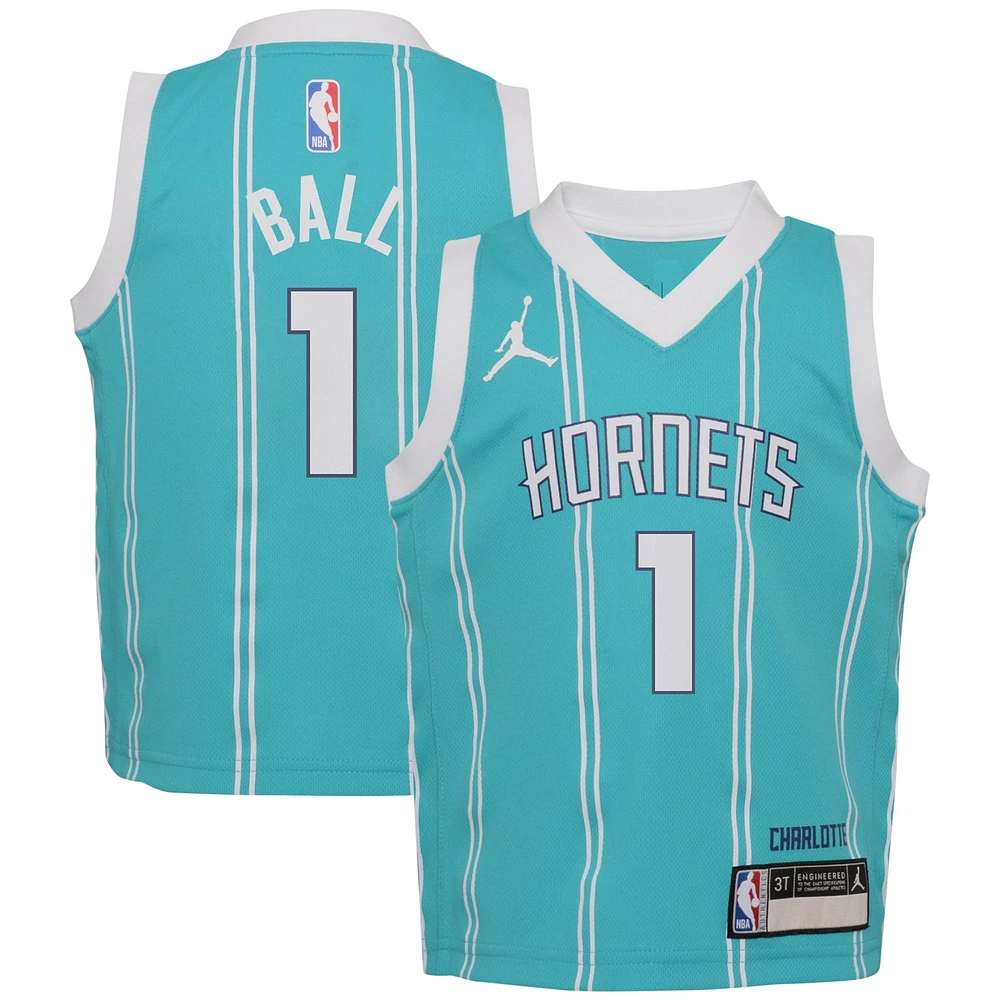 Maillot Nike LaMelo Ball Charlotte Hornets Swingman pour bébé - Édition Icon