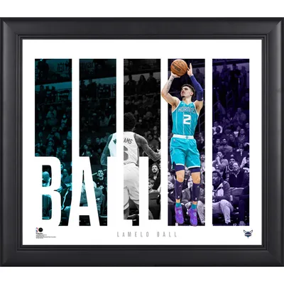 LaMelo Ball Charlotte Hornets Fanatics Authentic Framed 15" x 17" Panel Player Collage