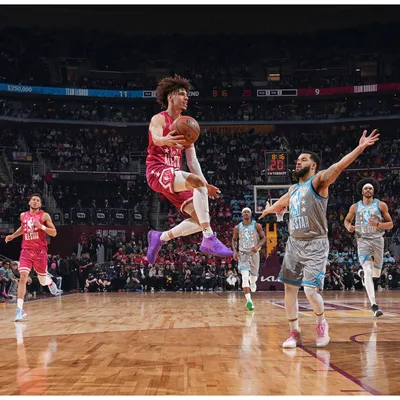 LaMelo Ball Charlotte Hornets Unsigned 2022 NBA All-Star Game Dunking  Photograph