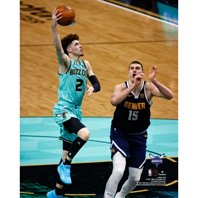 LaMelo Ball Charlotte Hornets Fanatics Authentic Unsigned Layup vs. Denver Nuggets Photograph