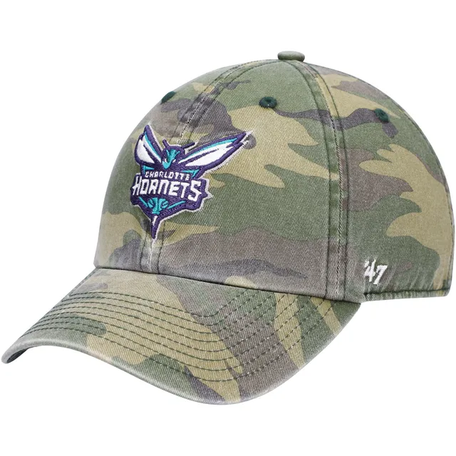 Men's Toronto Raptors '47 Camo/Black Trucker Snapback Hat