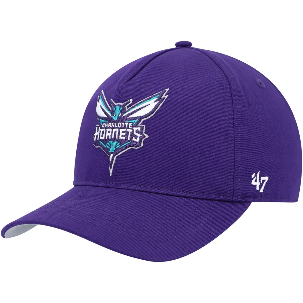 NBA Charlotte Hornets Adult Men NBA 9Fifty Team Color Basic Snapback  Cap,OSFA,Purple