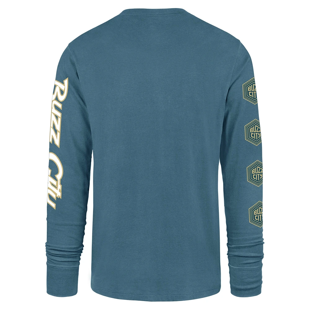 Men's '47 Teal Charlotte Hornets 2023/24 City Edition Triplet Franklin Long Sleeve T-Shirt