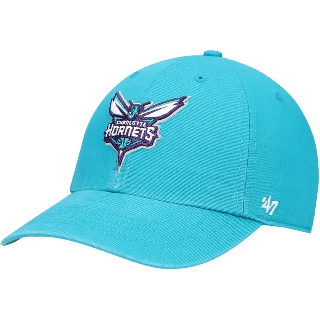 Men's New Era Gray Charlotte Hornets Color Pop 59FIFTY Fitted Hat