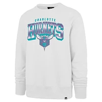 Sweat-shirt à enfiler Charlotte Hornets Spotlight Headline blanc '47 pour homme