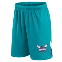 Short Slice Charlotte Hornets Fanatics pour hommes, bleu sarcelle