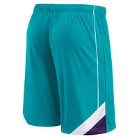 Short Slice Charlotte Hornets Fanatics pour hommes, bleu sarcelle