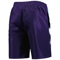 G-III Sports by Carl Banks Charlotte Hornets Sea Wind Maillot de bain violet pour homme