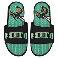 Sandales à enfiler ISlide Charlotte Hornets City Edition Gel pour homme 2024/25