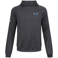 Sweat à capuche noir Challenger Charlotte Hornets Levelwear pour homme