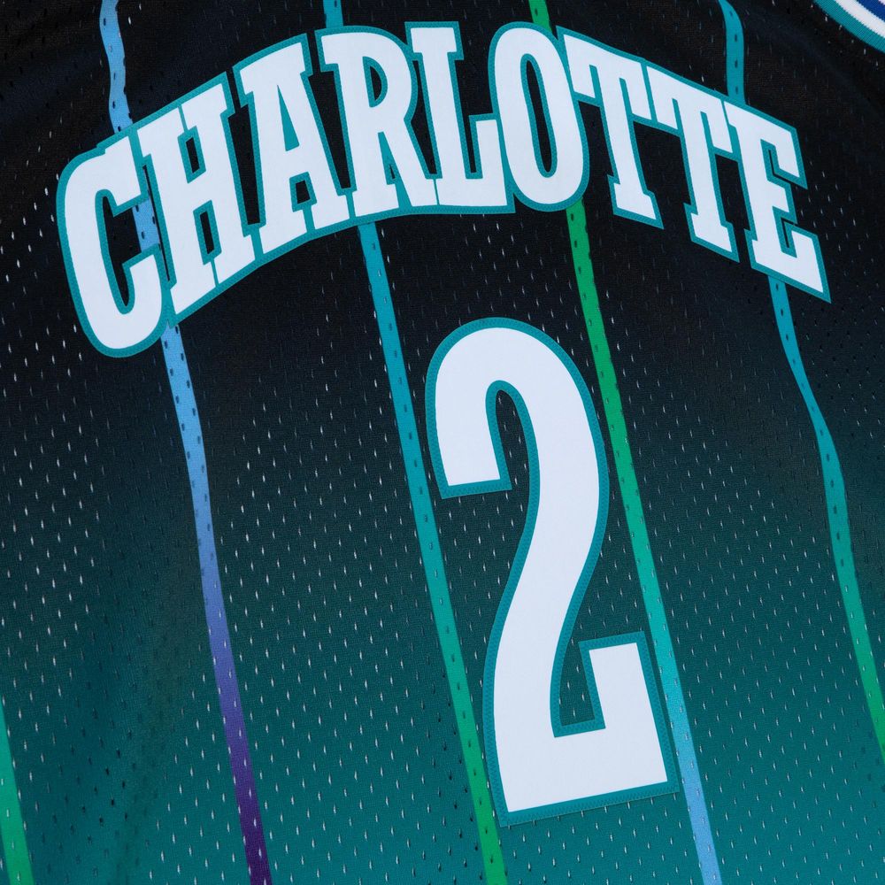 Charlotte Hornets Mitchell & Ness Hardwood Classics Core Side