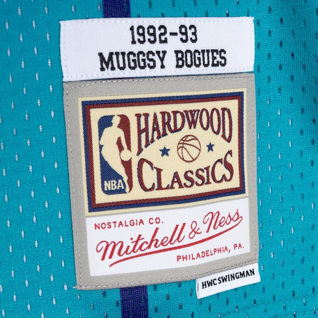 Men's Mitchell & Ness Teal Charlotte Hornets Hardwood Classics