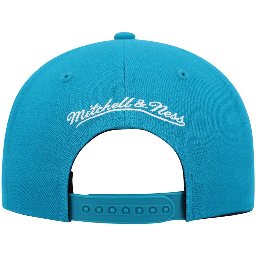 Men's Mitchell & Ness Teal Charlotte Hornets Ground 2.0 Snapback Hat