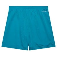 Short en maille Hardwood Classics Gameday de Mitchell & Ness pour homme, bleu sarcelle, Charlotte Hornets