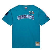 Men's Mitchell & Ness Teal Charlotte Hornets Hardwood Classics Nights Premium T-Shirt