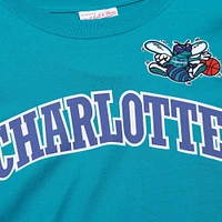 Men's Mitchell & Ness Teal Charlotte Hornets Hardwood Classics Nights Premium T-Shirt