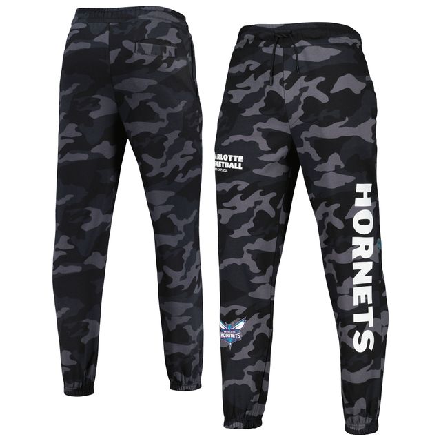 Pantalon de jogging Charlotte Hornets Tonal pour homme New Era noir/camouflage