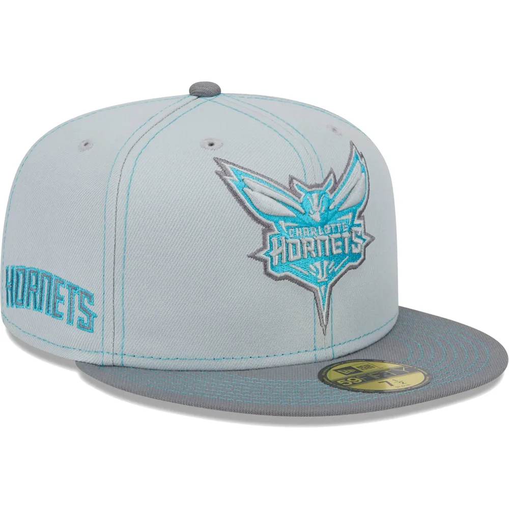 Lids Charlotte Hornets New Era Color Pop 59FIFTY Fitted Hat - Gray