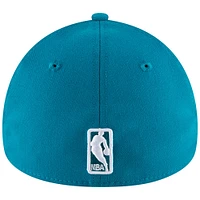 Men's New Era Teal Charlotte Hornets Team Classic 39THIRTY Flex Hat