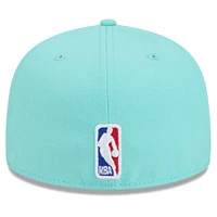 Casquette ajustée alternative 59FIFTY Charlotte Hornets 2024/25 City Edition New Era turquoise pour homme