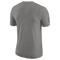 T-shirt d'échauffement essentiel Nike gris Charlotte Hornets 2023/24 City Edition pour homme