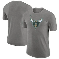 Men's Nike Gray Charlotte Hornets 2023/24 City Edition Essential Warmup T-Shirt