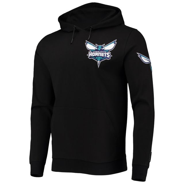 Sweat à capuche noir avec logo Charlotte Hornets Pro Standard pour homme