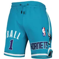 Short réplique de joueur Charlotte Hornets Pro Standard LaMelo Ball Teal pour homme